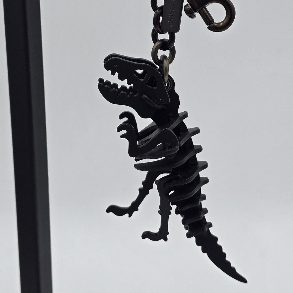 💥NWOT💥HTF!  Coach REXY Bag Charm/Key Ring, Black